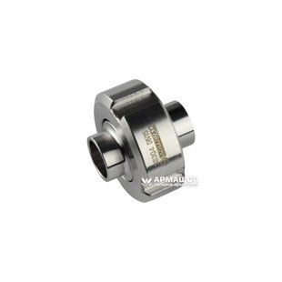 Молочное соединение (муфта молочная нержавеющая) в сборе DIN AISI 304 DN 15 (18x1,5)
