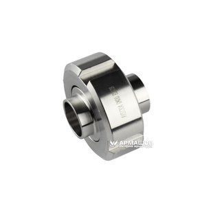 Молочное соединение (муфта молочная нержавеющая) в сборе DIN AISI 304 DN 20 (22x1,5)