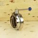 Rotary disk stainless steel valve welding/welding DIN AISI 304 DN 125 photo 8