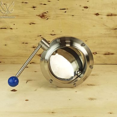 Rotary disk stainless steel valve welding/welding DIN AISI 304 DN 150