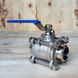 Ball valve stainless three-part welded AISI 304 DN 32 photo 3