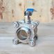 Ball valve stainless three-part welded AISI 304 DN 32 photo 4