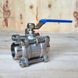 Ball valve stainless three-part welded AISI 304 DN 32 photo 2