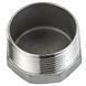 Stainless plug with external thread AISI 304 DN 80 (3") photo 3