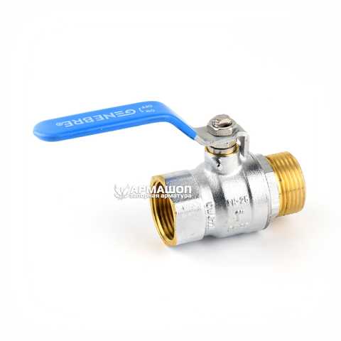 ▶️ Ball valve coupler brass Genebre 3034 DN 25 (1) buy in Kiev