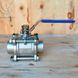 Ball valve stainless three-part welded AISI 304 Armaval DN 40 photo 2