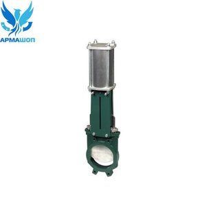 Задвижка шиберная с пневмоприводом Tecofi VG 3400-03 Ду 250