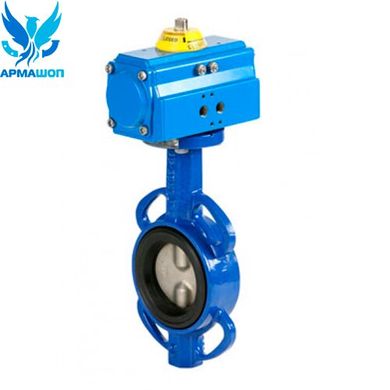 Genebre 2109 Butterfly Valve with stainless steel disk DN 65 with drive GNP 24