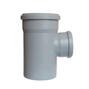 Тройник для внутренней канализации 87&deg; Magnaplast HTplus HTEA &Oslash; 110/75 мм
