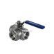 Ball valve three-way L-shaped stainless Armaval DN 32 (1 1/4") photo 1