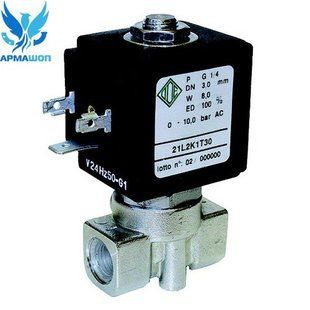 Solenoid valve ODE 21L2K1T40 normally closed 1/4"