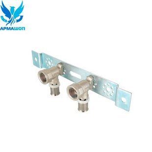 Монтажна планка з прес-водорозетками Valtec Vtm 224 Ду 16x1/2"