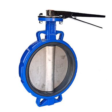 Butterfly valve Ayvaz KV-3 with stainless steel disk DN 350 with reducer