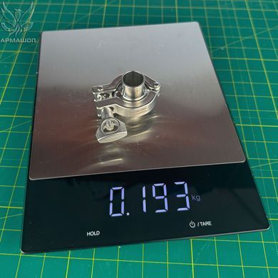 Кламповое соединение в сборе DIN AISI 304 DN 20 (22x1,5)