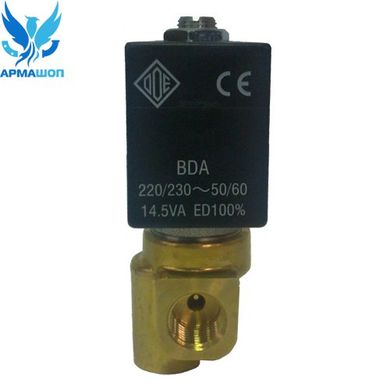 Клапан электромагнитный ODE 21A16KT30-XV нормально закрытый 1/4"