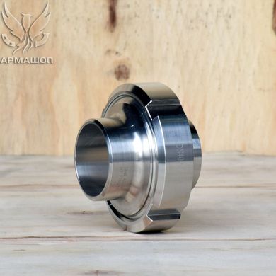 Milk stainless steel coupling assembly DIN AISI 304 DN 40 (40x1,5)