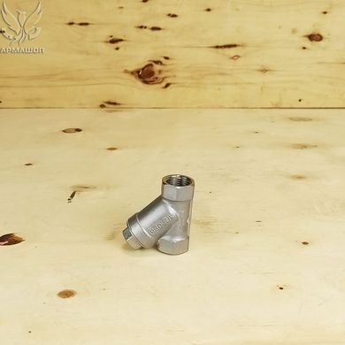 Фільтр сітчастий муфтовий нержавіючий AISI 304 DN 15 (1/2")