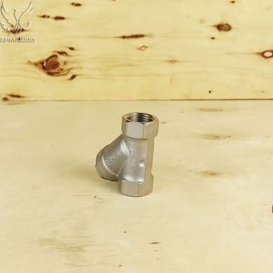 Фільтр сітчастий муфтовий нержавіючий AISI 304 DN 15 (1/2")