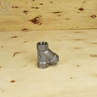 Фильтр сетчатый муфтовый нержавеющий AISI 304 DN 20 (3/4")