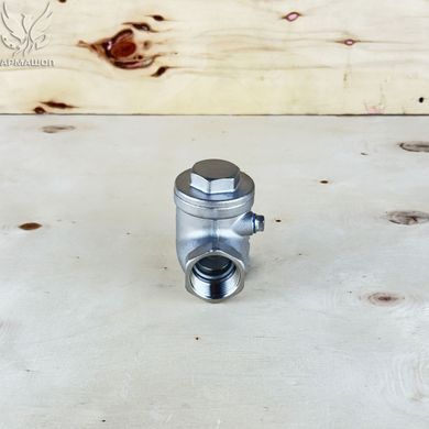 Клапан обратный муфтовый поворотный нержавеющий Armaval DN 20 (3/4")