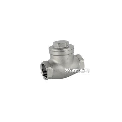 Клапан обратный муфтовый поворотный нержавеющий Armaval DN 20 (3/4")