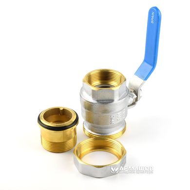 Ball valve coupler brass Genebre 3048 DN 40 (1 1/2")