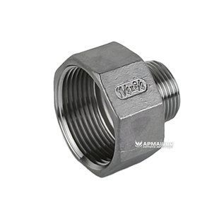 Перехідник різьбовий нержавіючий AISI 304 DN 32врx20зр (1 1/4"x3/4")