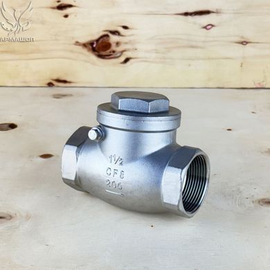 Stainless steel swing check valve Armaval DN 40 (1 1/2")