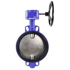 Butterfly valve Genebre 2109 with stainless steel disk DN 300 with reducer