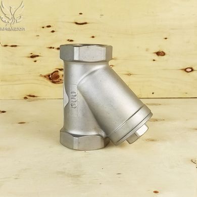 Фільтр сітчастий муфтовий нержавіючий AISI 304 DN 50 (2")