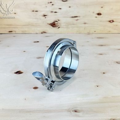 Кламповое соединение в сборе DIN AISI 304 DN 80 (85x2,0)