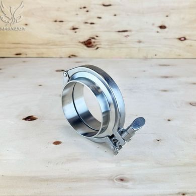 Кламповое соединение в сборе DIN AISI 304 DN 80 (85x2,0)