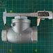 Клапан зворотний муфтовий поворотний нержавіючий Armaval DN 50 (2") зображення 4
