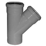Тройник для внутренней канализации 67&deg; &Oslash; 110 мм
