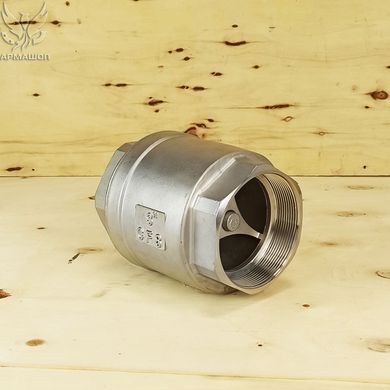 Клапан обратный муфтовый нержавеющий AISI 304 DN 80 (3")