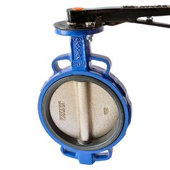 Butterfly valve Ayvaz KV-7 with cast iron disk DN 250 with reducer