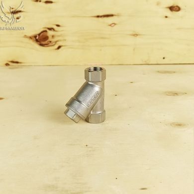 Фильтр сетчатый муфтовый нержавеющий AISI 304 DN 10 (3/8")