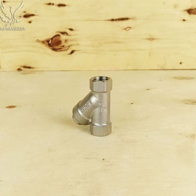 Фильтр сетчатый муфтовый нержавеющий AISI 304 DN 10 (3/8")