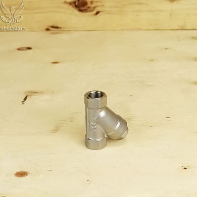 Фильтр сетчатый муфтовый нержавеющий AISI 304 DN 10 (3/8")