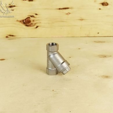 Фильтр сетчатый муфтовый нержавеющий AISI 304 DN 10 (3/8")