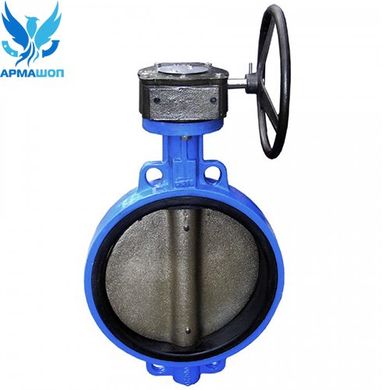 Butterfly Valve with cast iron disc DN 350 with gear