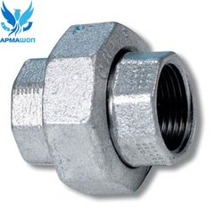 Coupling american cast iron galvanized with internal thread DN 15