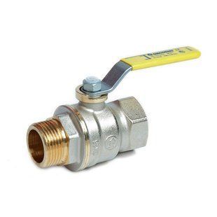 Ball valve for gas Giacomini R734LGA F-M DN 25 (1") handle-lever