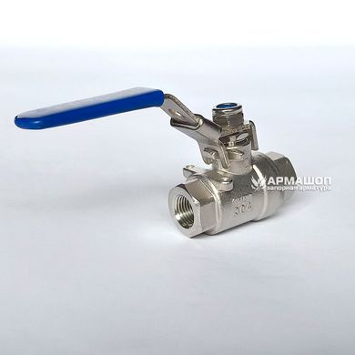 Ball valve stainless two-part DN 8 (1/4")