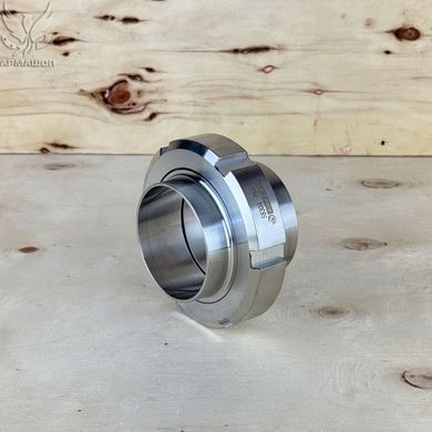 Milk stainless steel coupling assembly DIN AISI 304 DN 65 (70x2,0)