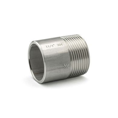 Fitting thread short stainless steel AISI 304 DN 32 (1 1/4")