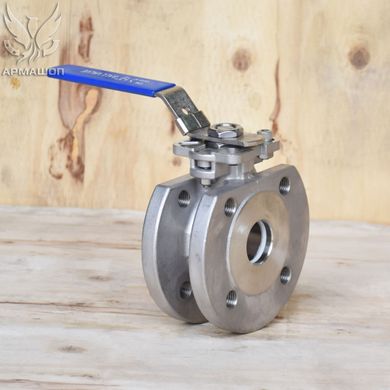 Ball valve stainless interflanged AISI 304 DN 40