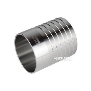 Welded stainless steel hose fitting AISI 304 DN 50 (57x2,0)