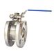 Ball valve stainless interflanged AISI 304 DN 50 photo 1
