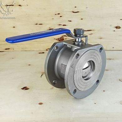 Кран кульовий нержавіючий міжфланцевий AISI 304 Armaval DN 65